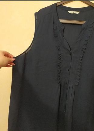 Темная летняя лёгкая блуза блузка блузочка3 фото