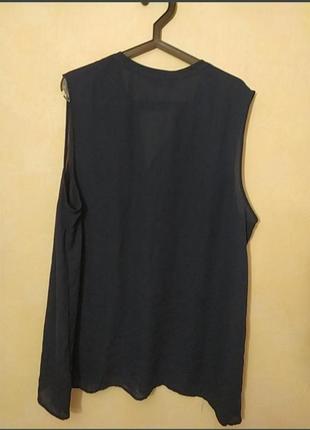 Темная летняя лёгкая блуза блузка блузочка2 фото