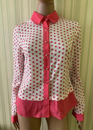 Блузка_турція_ р. 38 горох