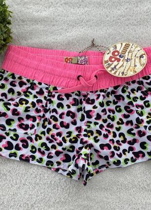 Яркие шорты шортики на девочку недорого