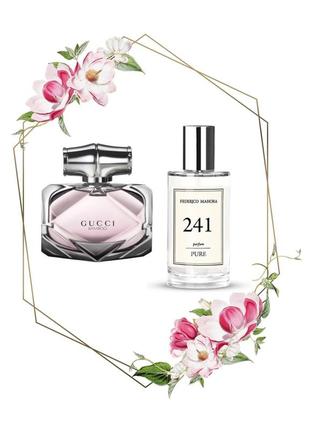 Парфуми для жінок fm pure 241 gucci bamboo, 50 мл