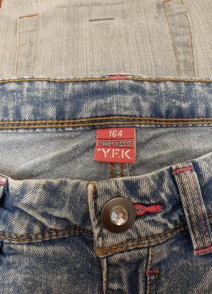 Y.f.k.  candy kiss брендові шорти бойфренди сині джинсові на дівчину/жіночі стрейч-котон7 фото