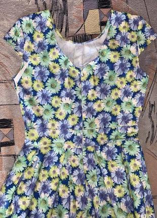 Сукня плаття платье в квіточку в цветочек3 фото
