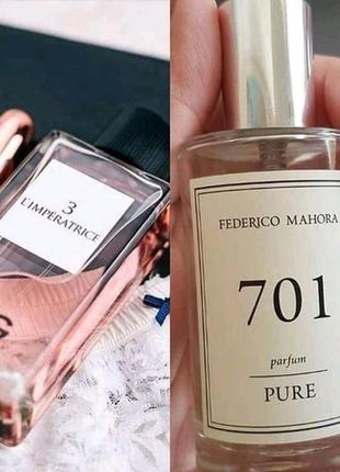 Fm парфуми для жінок pure 701 (аромат d&g l ' imperatrice 3 (дольче габбана імператриця)1 фото