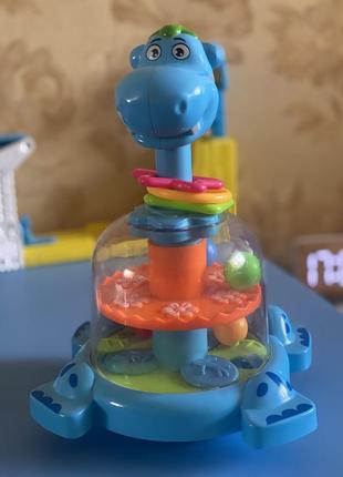 Іграшка бегемот-юла