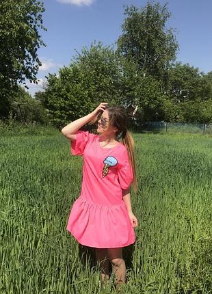 Сукня вільного крою літня