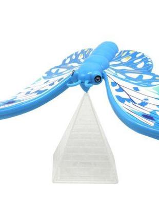 Игрушка-балансир "бабочка", голубая1 фото