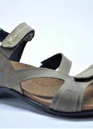 Мужские кожаные сандалии кофейные step wey 1072