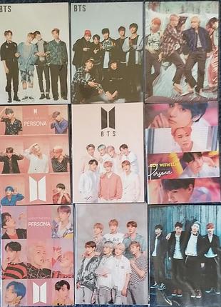 Тетрадь на пружине бтс bts 48 листов клетка 688