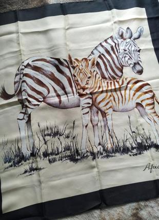 Rutschfest african animal zebra ретро платок винтаж