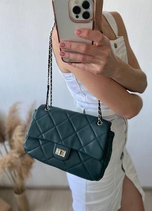 Сумка стьобана на ланцюжку s00-0186