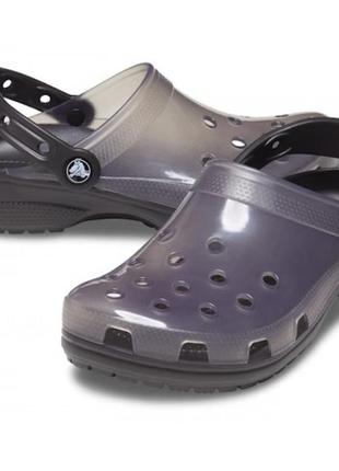 Сабо крокс crocs classic translucent, м131 фото