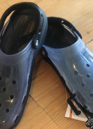 Сабо крокс crocs classic translucent, м135 фото