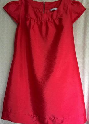 Красное мини платье1 фото