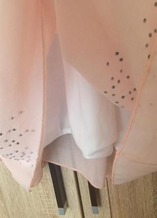 Тонке на підкладі плаття блідо-рожевого кольору на підкладі,h&m3 фото