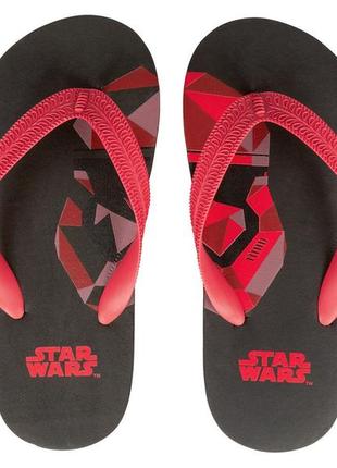 Вьетнамки для мальчика star wars 349005 черный 67610