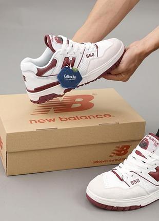 Жіночі шкіряні кросівки new balance 550