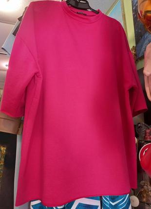 Футболка оверсайз малиновая stadnyk ukraine