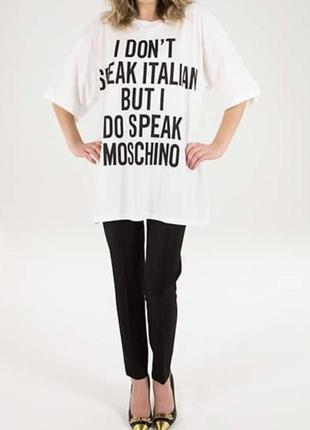 Футболка moschino оверсайз, топ3 фото