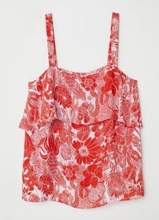 Шифоновая блуза блузка майка топ