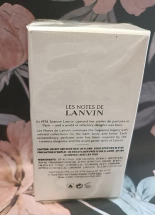 Lanvin les notes de lanvin i vetyver blanc туалетная вода2 фото