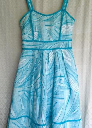 Роскошное платье сарафан из натурального льна per una