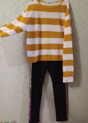 Легінси з паєтками від h&m