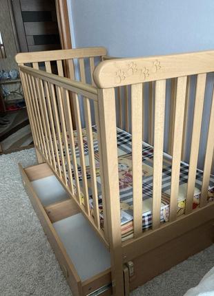 Дитяче ліжечко дитяче ліжечко верес