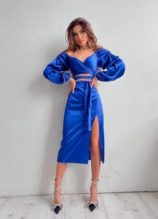 Костюм шёлк (10 цветов)