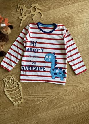 Лонгслів, реглан на 12-18 мес