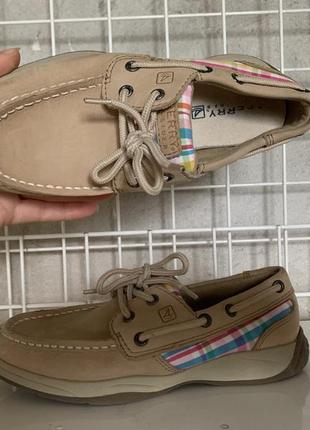 Топсайдери sperry top-sider (оригінал) р. 33.5, стелька 21.5 см