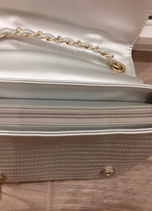Стильна сумочка срібляста3 фото