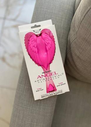 Щітка для волосся, рожева tangle angel re:born pink sparkle