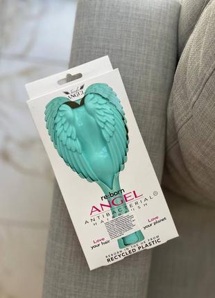 Щітка для волосся, м'які ятно-сіра tangle angel re:born aqua