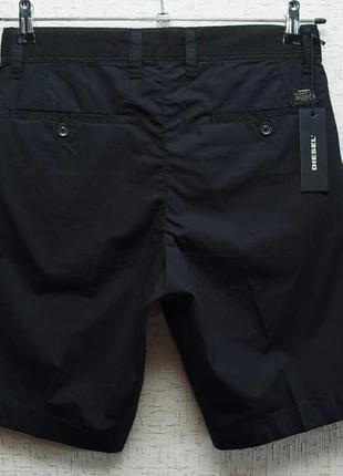 Мужские шорты чинос diesel черного цвета.4 фото