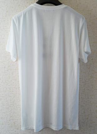 Жіноча футболка diesel білого кольору з принтом.4 фото