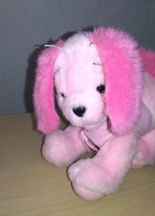 Щенок барби 2001 mattel genuine barbie talking pink plush dog fashion щенок7 фото