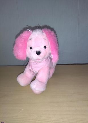 Щенок барби 2001 mattel genuine barbie talking pink plush dog fashion щенок5 фото