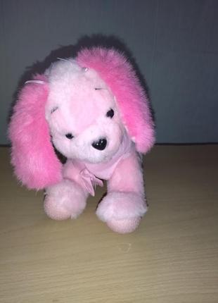 Щенок барби 2001 mattel genuine barbie talking pink plush dog fashion щенок2 фото