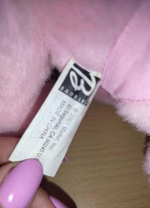 Щенок барби 2001 mattel genuine barbie talking pink plush dog fashion щенок3 фото