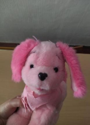 Щенок барби 2001 mattel genuine barbie talking pink plush dog fashion щенок9 фото