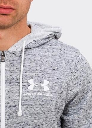 Under armour sportstyle terry full zip 1345776-112 толстовка худі кофта оригінал реглан - s4 фото