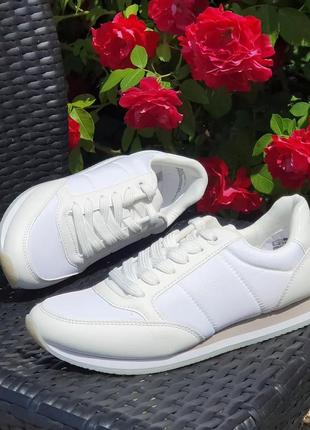 S oliver - женские белые кроссовки сникерсы кеди - 38, 40