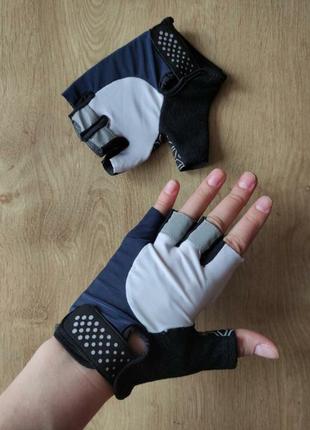 Спортивні рукавички для залу, тренувань велоперчатки crivit1 фото