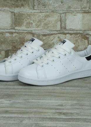 Жіночі кросівки adidas stan smith white black 36-37-38-39-40