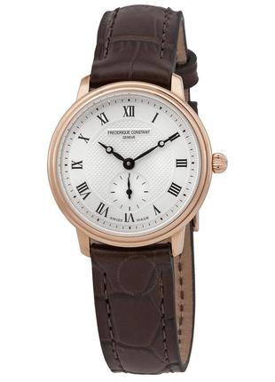 Часы женские frédérique constant slimline ladies small seconds10 фото