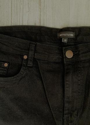 Чорні джинси в обтяжку6 фото
