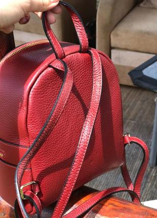 Жіночий шкіряний рюкзак італія женские кожаные рюкзаки3 фото