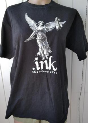 Футболка с принтом оверсайз