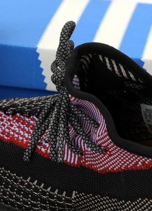 Жіночі кросівки adidas yeezy boost 350 v2 black red 36-37-38-39-409 фото